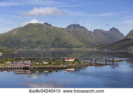Sildpollen wooden church, Austnesfjorden, Vagan, Vagan, Austvagoya, Austvagoy, Lofoten, Nordland, Northern Norway, Norway, Europe View Large Photo Image Stock Photography - Sildpollen wooden church, Austnesfjorden, Vagan, Vagan, Austvagoya, Austvagoy, Lofoten, Nordland, Northern Norway, Norway, Europe. Fotosearch