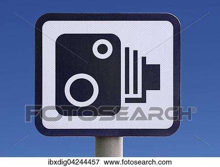 Speed camera sign, United Kingdom, Europe View Large Photo Image Stock Photo - Speed camera sign, United Kingdom, Europe. Fotosearch