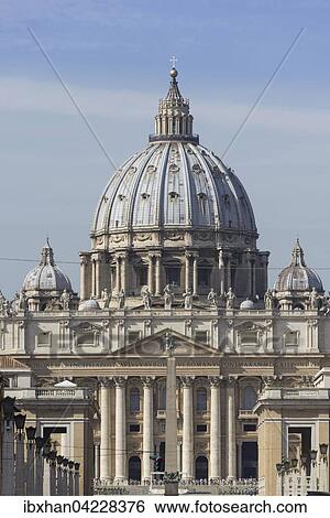 Stock Photograph - St. Peter's Basilica, Rome, Lazio, Italy, Europe. Fotosearch