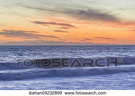 Sunset over the sea, Levanto, Liguria, Italy, Europe View Large Photo Image Stock Photo - Sunset over the sea, Levanto, Liguria, Italy, Europe. Fotosearch