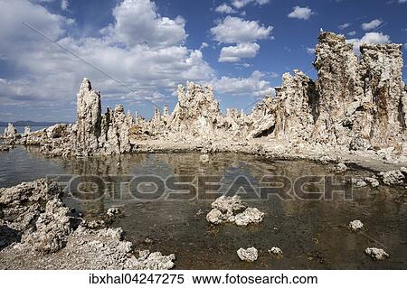 Tuff rock formation, Mono Lake, Mono Lake Tufa State Natural Reserve, California, USA, North America View Large Photo Image Stock Photography - Tuff rock formation, Mono Lake, Mono Lake Tufa State Natural Reserve, California, USA, North America. Fotosearch