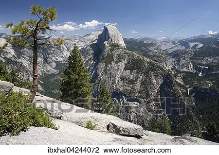 View from Glacier Point to Half Dome, Vernal Fall and Nevada at the rear right, Yosemite National Park, California, USA, North America View Large Photo Image Stock Image - View from Glacier Point to Half Dome, Vernal Fall and Nevada at the rear right, Yosemite National Park, California, USA, North America. Fotosearch