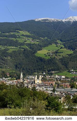 View of Brixen in the Eisacktal, mountain range Plose behind, South Tyrol, Alto Adige, Italy, Europe View Large Photo Image Stock Photograph - View of Brixen in the Eisacktal, mountain range Plose behind, South Tyrol, Alto Adige, Italy, Europe. Fotosearch