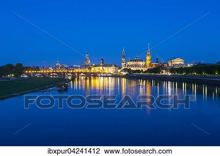 View of city across river Elbe from Marienbrucke, Dresden, Saxony, Germany, Europe View Large Photo Image Stock Image - View of city across river Elbe from Marienbrucke, Dresden, Saxony, Germany, Europe. Fotosearch
