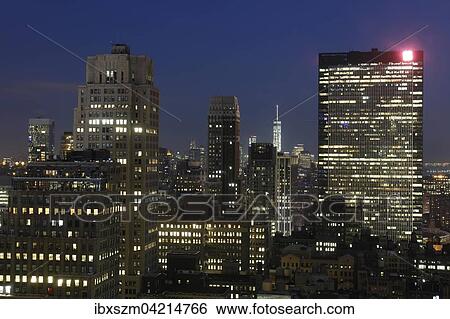 View of Midtown to the new World Trade Center, New York City, New York, USA, North America View Large Photo Image Stock Photograph - View of Midtown to the new World Trade Center, New York City, New York, USA, North America. Fotosearch