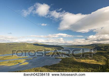 View of Saggat lake, Kvikkjokk, Laponia, Norrbotten, Lapland, Sweden, Europe View Large Photo Image Stock Photo - View of Saggat lake, Kvikkjokk, Laponia, Norrbotten, Lapland, Sweden, Europe. Fotosearch