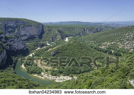 View over Gorges de l'Ardeche, Vallon-Pont-d'Arc, Rhone-Alpes, France, Europe View Large Photo Image Stock Image - View over Gorges de l'Ardeche, Vallon-Pont-d'Arc, Rhone-Alpes, France, Europe. Fotosearch
