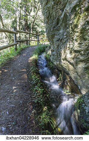 Waalweg path Kuens, Caines, South Tyrol, Trentino-Alto Adige, Italy, Europe View Large Photo Image Stock Photograph - Waalweg path Kuens, Caines, South Tyrol, Trentino-Alto Adige, Italy, Europe. Fotosearch