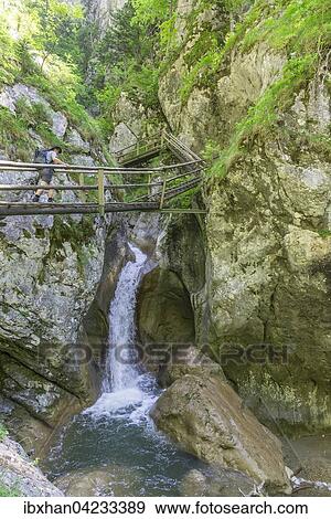 Walkway in the Barenschutzklamm, Mixnitz, Styria, Austria, Europe View Large Photo Image Stock Photo - Walkway in the Barenschutzklamm, Mixnitz, Styria, Austria, Europe. Fotosearch