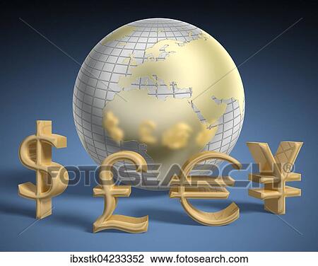 World globe, currencies, dollar, pound, euro and yen View Large Photo Image Stock Image - World globe, currencies, dollar, pound, euro and yen. Fotosearch
