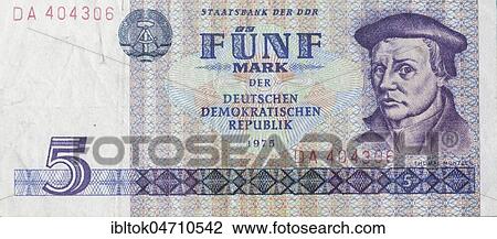 5 Mark of the GDR, banknote, front side View Large Photo Image Stock Image - 5 Mark of the GDR, banknote, front side. Fotosearch