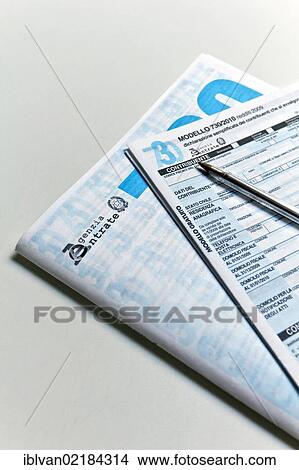 730 Model, Italian income tax return View Large Photo Image Picture - 730 Model, Italian income tax return. Fotosearch