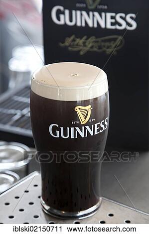 A pint of Guinness beer in the Storehouse in the Guinness brewery, part of the Diageo drinks company, Dublin, Ireland, Europe View Large Photo Image Stock Image - A pint of Guinness beer in the Storehouse in the Guinness brewery, part of the Diageo drinks company, Dublin, Ireland, Europe. Fotosearch