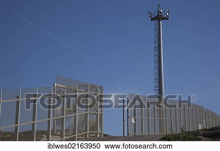 A U. S. Border Patrol surveillance tower at the international border between the United States and Mexico, San Ysidro, California, USA, North America View Large Photo Image Stock Image - A U. S. Border Patrol surveillance tower at the international border between the United States and Mexico, San Ysidro, California, USA, North America. Fotosearch