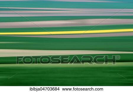 Abstract, blurred agricultural landscape, France, Europe View Large Photo Image Picture - Abstract, blurred agricultural landscape, France, Europe. Fotosearch