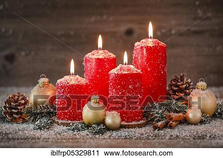 Stock Image - Advent decoration, Switzerland, Europe. Fotosearch