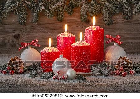 Stock Image - Advent decoration, Switzerland, Europe. Fotosearch