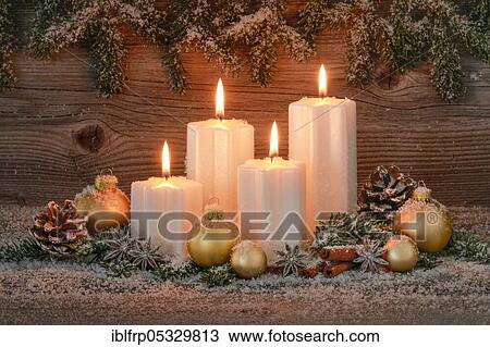 Stock Image - Advent decoration, Switzerland, Europe. Fotosearch