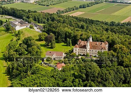 Aerial view, Schloss Freiberg castle, Gleisdorf, Austria, Europe View Large Photo Image Stock Photography - Aerial view, Schloss Freiberg castle, Gleisdorf, Austria, Europe. Fotosearch
