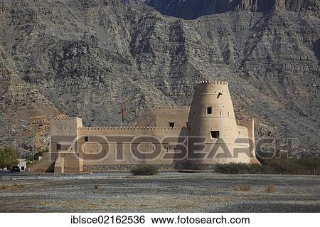 Al Qala Fort, Bukha, in the Omani enclave of Musandam, Oman, Arabian Peninsula, Middle East, Asia View Large Photo Image Stock Photograph - Al Qala Fort, Bukha, in the Omani enclave of Musandam, Oman, Arabian Peninsula, Middle East, Asia. Fotosearch