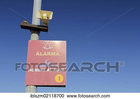 Alarm for a person in the sea, auxiliary station, Puerto Madryn Pier, Chubut Province, Argentina, South America View Large Photo Image Stock Image - Alarm for a person in the sea, auxiliary station, Puerto Madryn Pier, Chubut Province, Argentina, South America. Fotosearch