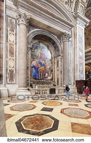 Altar, Altare de San Pietro Detto Della Bugia, St. Peter's Basilica, Basilica di San Pietro, Vatican, Rome, Lazio, Italy, Europe View Large Photo Image Stock Image - Altar, Altare de San Pietro Detto Della Bugia, St. Peter's Basilica, Basilica di San Pietro, Vatican, Rome, Lazio, Italy, Europe. Fotosearch