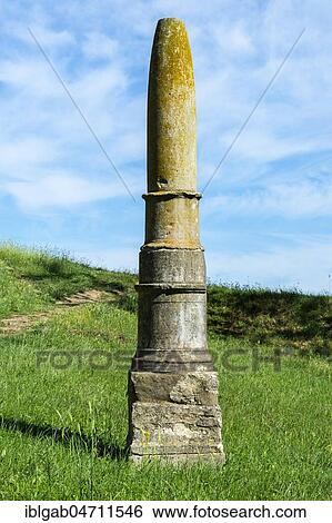 Stock Photograph - Apollo's Obelisk, Apollonia Archaeological Park, Pojani Village, Illyria, Albania, Europe. Fotosearch