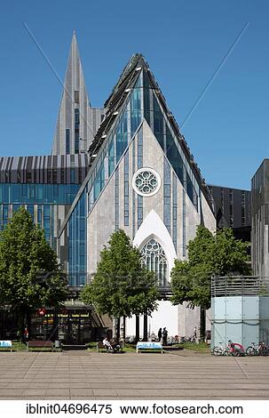 Augustusplatz with Paulinum, Leipzig, Saxony, Germany, Europe View Large Photo Image Stock Photography - Augustusplatz with Paulinum, Leipzig, Saxony, Germany, Europe. Fotosearch