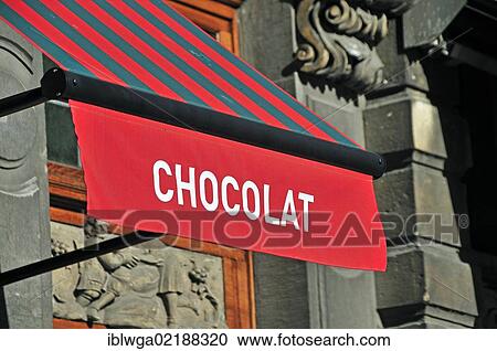 Awning, lettering "Chocolat", cake shop, Grote Markt square, Grand Place square, Brussels, Belgium, Europe, PublicGround, Europe View Large Photo Image Stock Image - Awning, lettering "Chocolat", cake shop, Grote Markt square, Grand Place square, Brussels, Belgium, Europe, PublicGround, Europe. Fotosearch