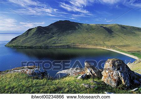 Stock Photograph - Aya Bay, Lake Baikal, Siberia, Russia, Europe. Fotosearch