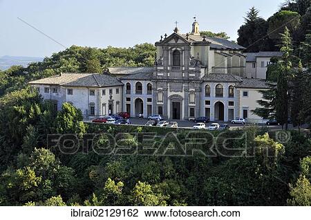 Stock Image - Baroque church of Santa Teresa, Caprarola, Latium region, Italy, Europe. Fotosearch