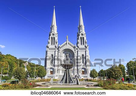 Basilica of Sainte-Anne-de-Beaupré, Sainte-Anne-de-Beaupré, Province of Québec, Canada, North America View Large Photo Image Picture - Basilica of Sainte-Anne-de-Beaupré, Sainte-Anne-de-Beaupré, Province of Québec, Canada, North America. Fotosearch