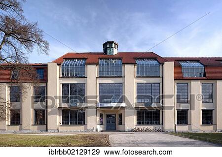 Stock Photo - Bauhaus University Weimar, main building, UNESCO World Heritage Site, architect Henry van de Velde, Weimar, Thuringia, Germany, Europe, PublicGround, Europe. Fotosearch