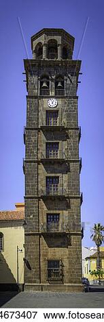 Bell tower of the church Iglesia de Nuestra Senora de la Concepcion, Old Town, San Cristóbal de La Laguna, Tenerife, Canary Islands, Canary Islands, Spain, Europe View Large Photo Image Stock Photo - Bell tower of the church Iglesia de Nuestra Senora de la Concepcion, Old Town, San Cristóbal de La Laguna, Tenerife, Canary Islands, Canary Islands, Spain, Europe. Fotosearch