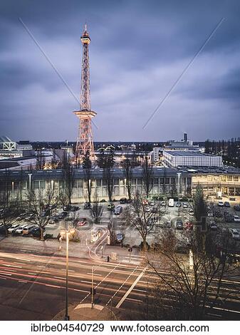 Stock Photo - Berlin Radio Tower at the Exhibition Grounds, Berlin, Germany, Europe. Fotosearch