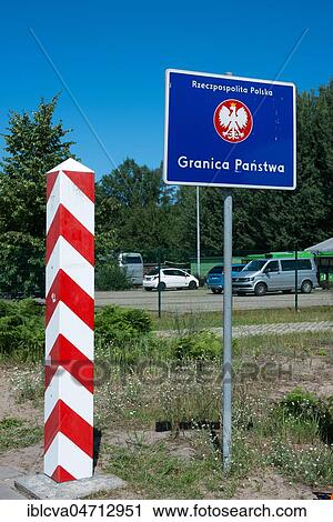 Border between Germany and Poland, Polish border post and sign, Ahlbeck, Swinemünde, Usedom Island, Mecklenburg-Western Pomerania, Germany, Poland, Europe View Large Photo Image Stock Image - Border between Germany and Poland, Polish border post and sign, Ahlbeck, Swinemünde, Usedom Island, Mecklenburg-Western Pomerania, Germany, Poland, Europe. Fotosearch