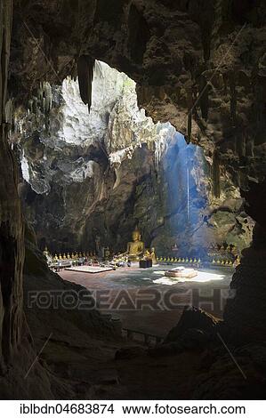 Buddha statues inside the buddhist temple cave, Khao Luang caves, Phetchaburi, Thailand, Asia View Large Photo Image Picture - Buddha statues inside the buddhist temple cave, Khao Luang caves, Phetchaburi, Thailand, Asia. Fotosearch
