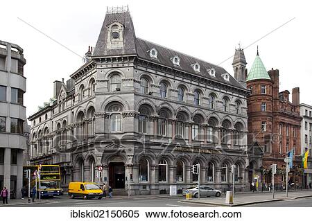 Building of the National Irish Bank, NIB, on Dame Street, Dublin, Ireland, Europe View Large Photo Image Stock Photography - Building of the National Irish Bank, NIB, on Dame Street, Dublin, Ireland, Europe. Fotosearch