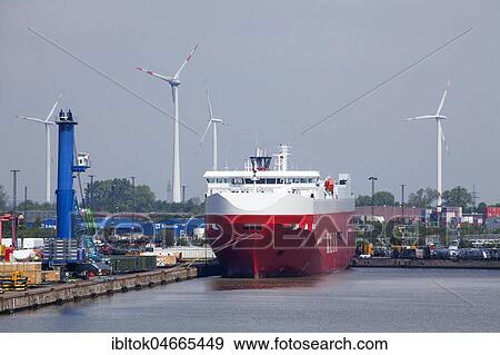 Car transport ship, car transporter, ship in port, Bremerhaven, Germany, Europe View Large Photo Image Stock Photo - Car transport ship, car transporter, ship in port, Bremerhaven, Germany, Europe. Fotosearch