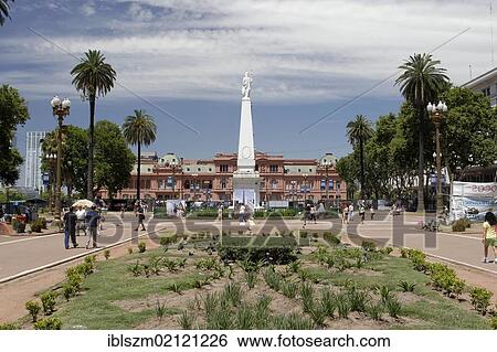 Casa Rosada and the Pirámide de Mayo on the Plaza de Mayo, Buenos Aires, Argentina, South America View Large Photo Image Stock Photograph - Casa Rosada and the Pirámide de Mayo on the Plaza de Mayo, Buenos Aires, Argentina, South America. Fotosearch