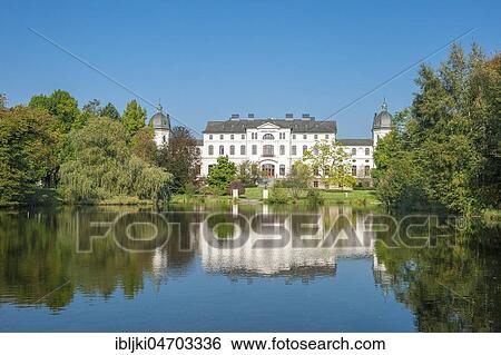Castle Gut Salzau with reflection in the water, Fargau-Pratjau, Schleswig-Holstein, Germany, Europe View Large Photo Image Stock Photograph - Castle Gut Salzau with reflection in the water, Fargau-Pratjau, Schleswig-Holstein, Germany, Europe. Fotosearch