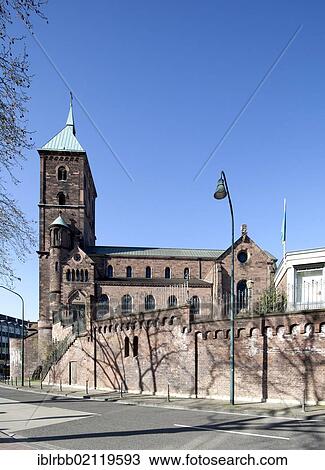 Catholic Parish Church of St. Adalbert, Romanesque, Aachen, North Rhine-Westphalia, Germany, Europe, PublicGround, Europe View Large Photo Image Stock Image - Catholic Parish Church of St. Adalbert, Romanesque, Aachen, North Rhine-Westphalia, Germany, Europe, PublicGround, Europe. Fotosearch