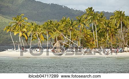 Stock Photo - Cayo Levantado, Samaná Province, Dominican Republic, Central America. Fotosearch