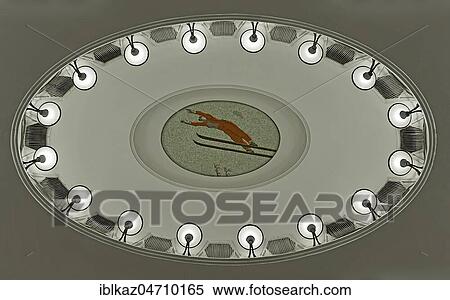 Ceiling mosaic, Metro station Mayakowskaya, Moscow, Russia, Europe View Large Photo Image Stock Photography - Ceiling mosaic, Metro station Mayakowskaya, Moscow, Russia, Europe. Fotosearch