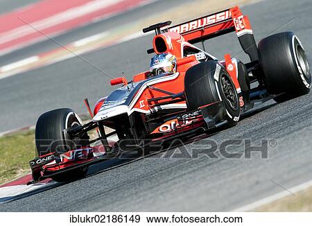Charles Pic, FRA, Marussia F1 Team-Cosworth, during the Formula 1 testing sessions, 21-24/2/2012, at the Circuit de Catalunya in Barcelona, Spain, Europe View Large Photo Image Stock Photo - Charles Pic, FRA, Marussia F1 Team-Cosworth, during the Formula 1 testing sessions, 21-24/2/2012, at the Circuit de Catalunya in Barcelona, Spain, Europe. Fotosearch