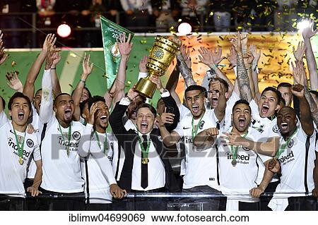 Cheering with coach Niko Kovac after the cup was handed over to Eintracht Frankfurt, DFB Cup Final 2018, Olympiastadion Berlin, Germany, Europe View Large Photo Image Stock Photo - Cheering with coach Niko Kovac after the cup was handed over to Eintracht Frankfurt, DFB Cup Final 2018, Olympiastadion Berlin, Germany, Europe. Fotosearch