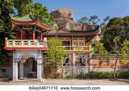 Chinese temple, Xiamen Botanical Garden, Xiamen, Fujian, China, Asia View Large Photo Image Stock Image - Chinese temple, Xiamen Botanical Garden, Xiamen, Fujian, China, Asia. Fotosearch