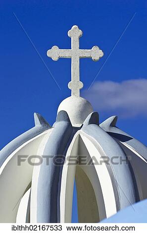 Church dome in Imerovigli on Santorini, Greece, Europe View Large Photo Image Stock Image - Church dome in Imerovigli on Santorini, Greece, Europe. Fotosearch