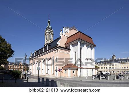 Stock Image - Church of St. George, Eisenach, Thuringia, Germany, Europe, PublicGround, Europe. Fotosearch
