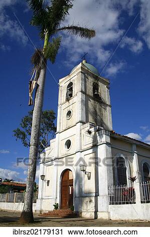 Stock Image - Church of Vinales, Cuba, Greater Antilles, Caribbean, North America. Fotosearch